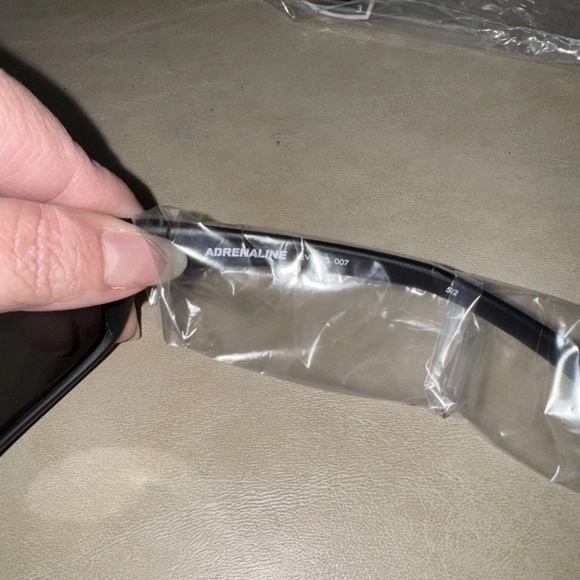 Mens Nike Adrenaline Sunglasses EVO605-007 Matte Black/Grey w/ Silver Flash Noir - Picture 5 of 7